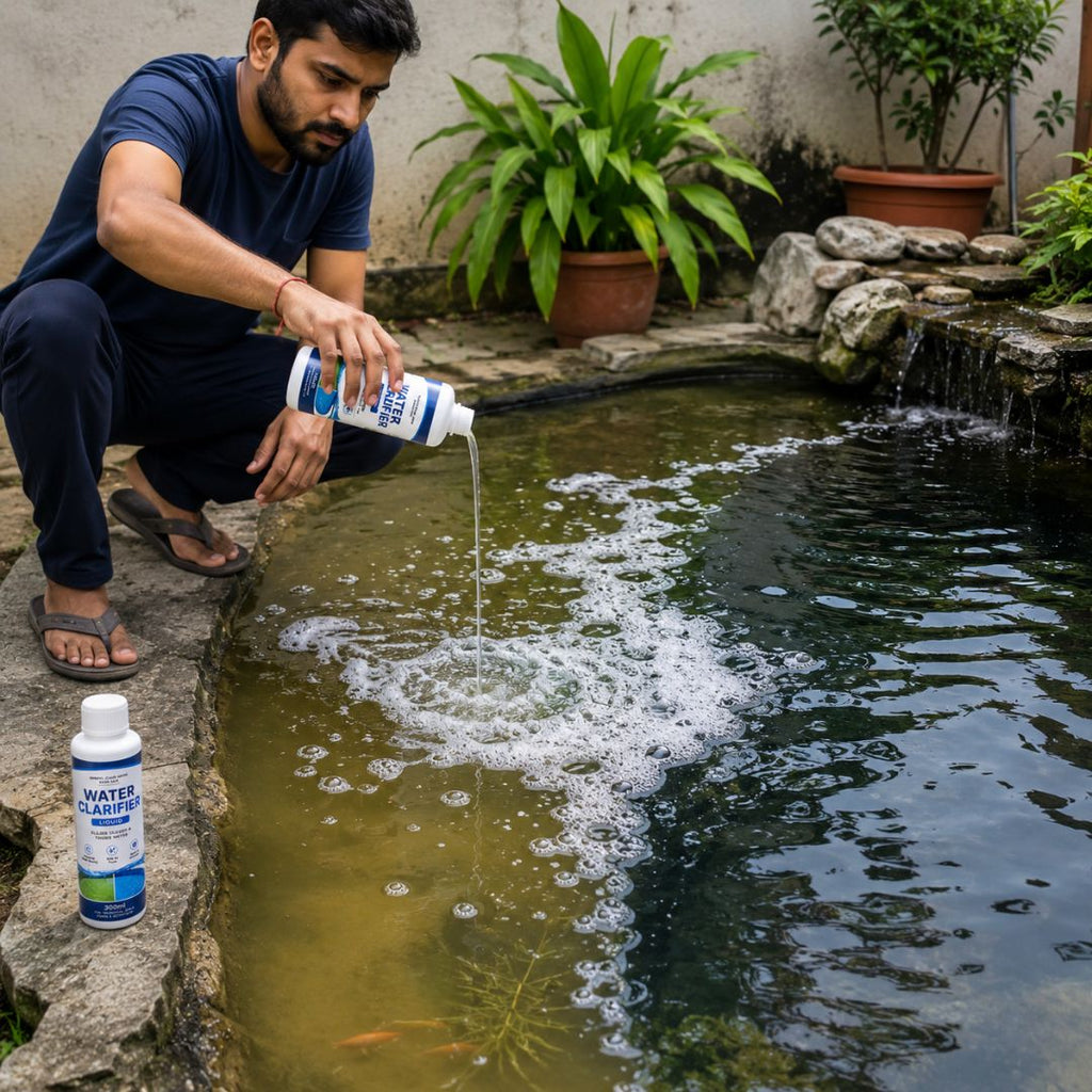 Water Clarifier Liquid – For Aquariums, Ponds, Pools & Tanks | 300ml | BUY 1 GET 1 FREE